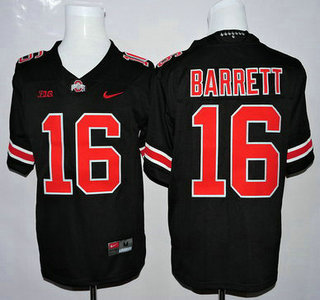 Men's OSU Ohio Black 2024 high quality None #16 breathable Jersey