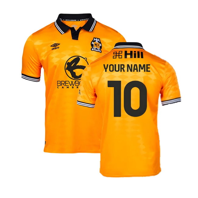 Cambridge United Home Shirt 2024-2025 edition