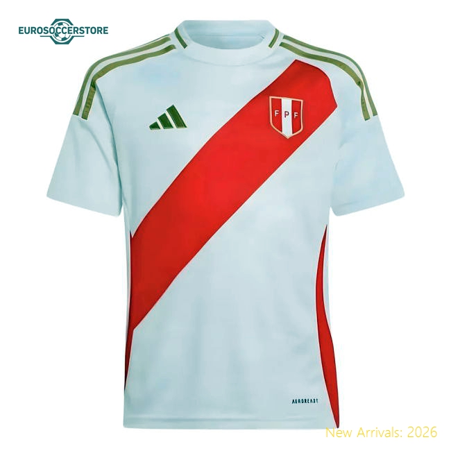 Peru Children 2024 Home Jersey Shirt Football Fan Apparel