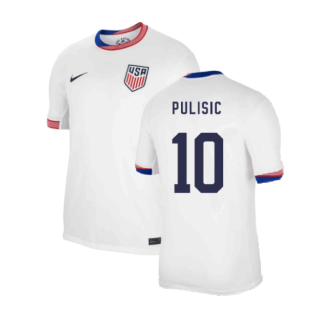 Tournament-Edition 2024-2025 United States Usa Home Shirt (Pulisic 10)