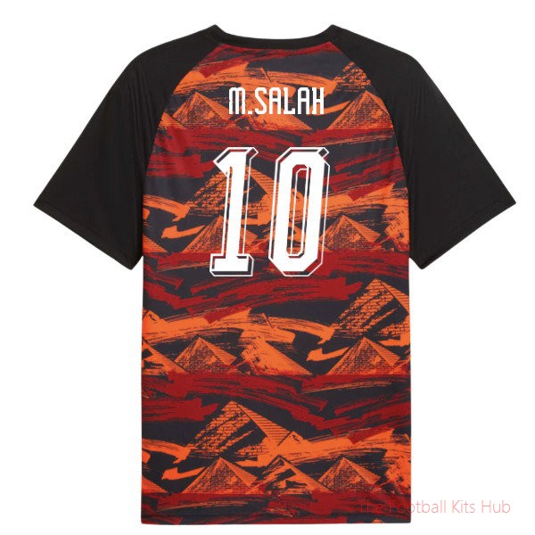 2026-2027 Egypt Warm Up Jersey (Black) (M.Salah 10)