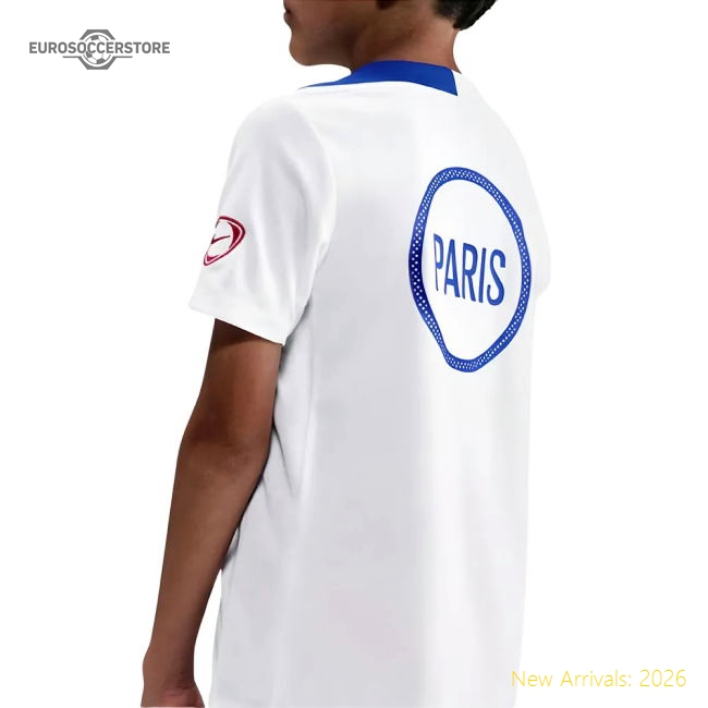 Genuine 2025-2026 Psg Strike Training Shirt (White) - Kids