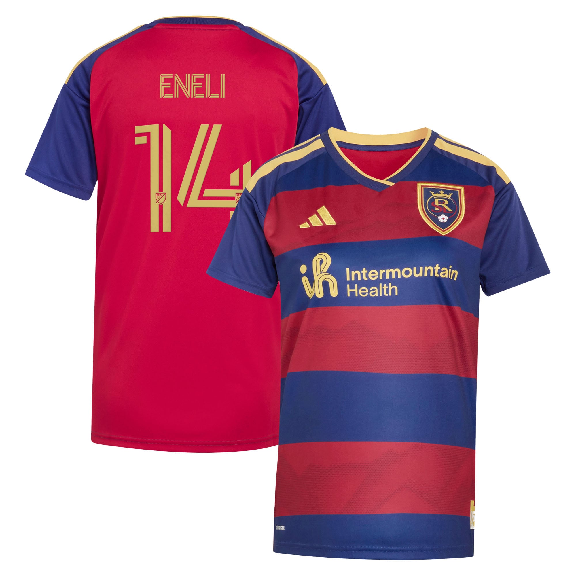 [LK] Youth Emeka Eneli Real Salt Lake Women's 2026 DNA Kit Replica Player Jersey - Red