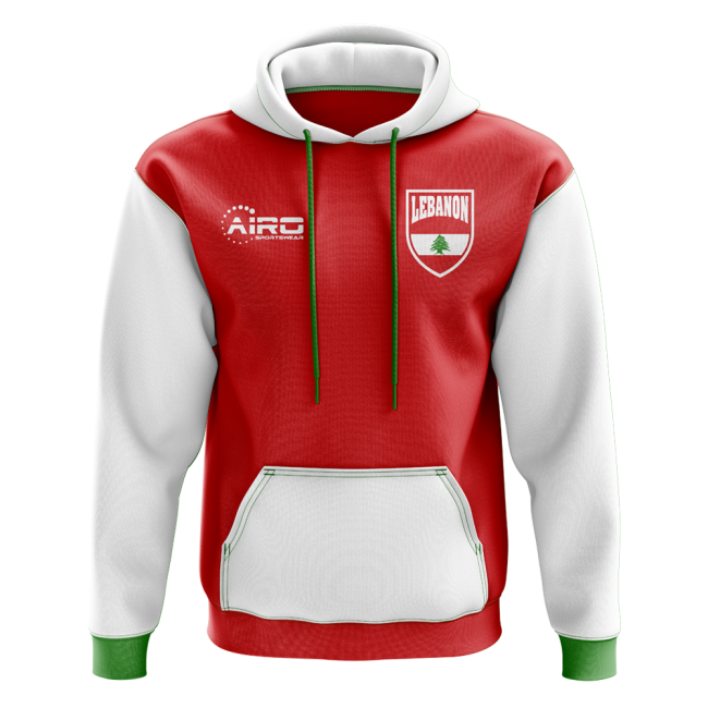 Lebanon Concept Country Football Hoody (red) - Economical