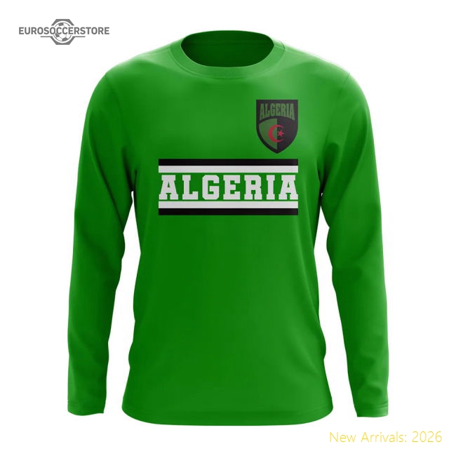 Outstanding Algeria National Team Core Football Country Long Sleeve