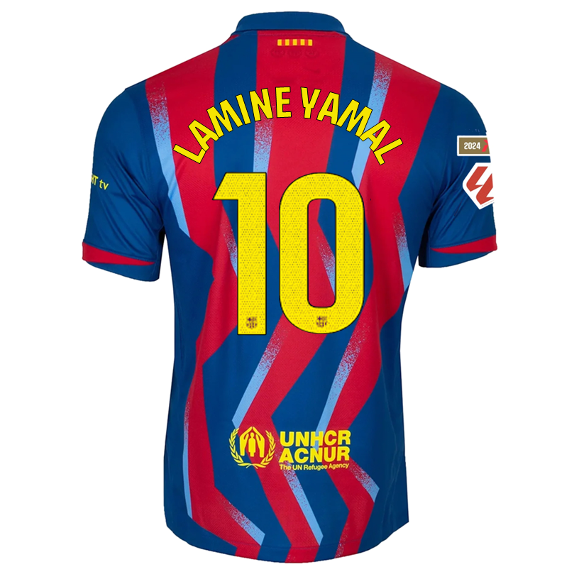 Barcelona Patches 2025-2026 La  Home Jersey – Authentic Shirt