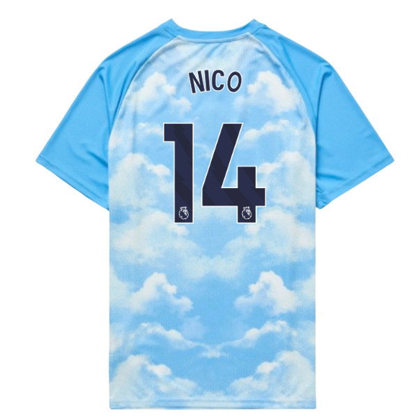 [LLS] 2026-2027 Man City Warm Up Jersey (Icy Blue) (Nico 14)