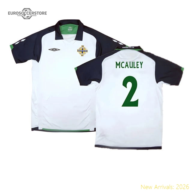 Northern Ireland 2009-10 Away Shirt ((Very Good) XL) (McAuley 2)