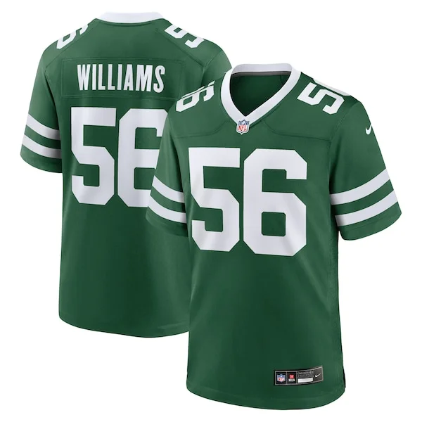 None Quincy Williams Game Jersey - Green | NFL Player Jersey