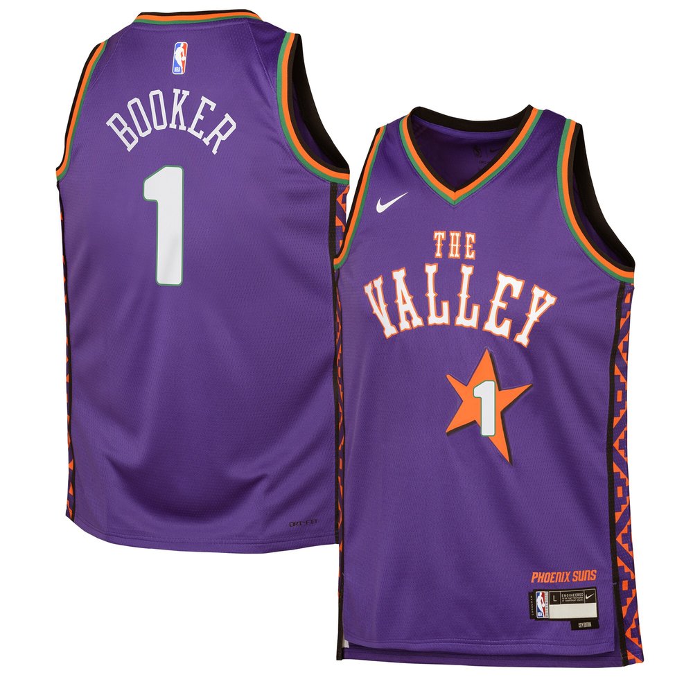Premium Jersey Phoenix Suns Devin Booker Purple - City Edition