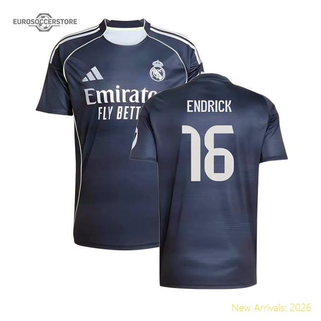Fan-Favorite 2025-2026 Real Madrid Away Shirt (Endrick 16)