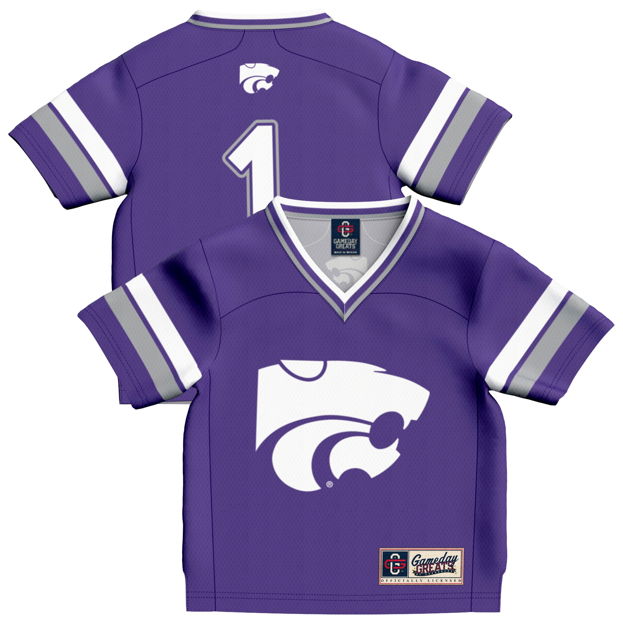 [NJP] Kansas State Wildcats GameDay Greats Infant Collegiate Football Fashion Jersey - Purple
