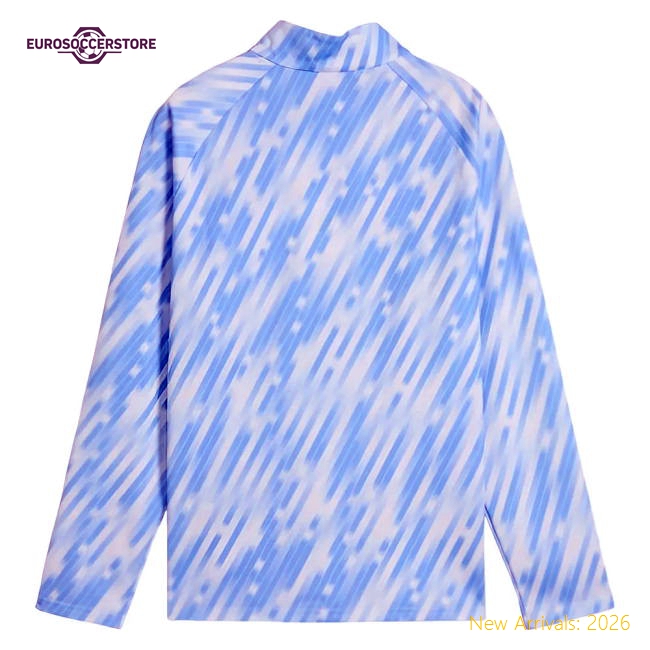 Man City Warm Up High-quality Kids Jersey Performance Fabric