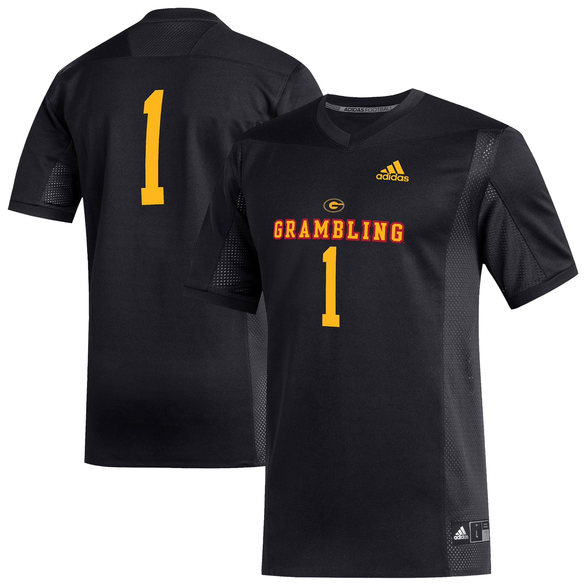 [NJP] Grambling Tigers Replica Football Jersey - Black