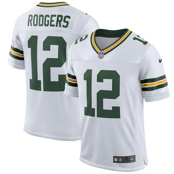 Performance GB Packers Elite Jersey - White | NFL Fan Apparel