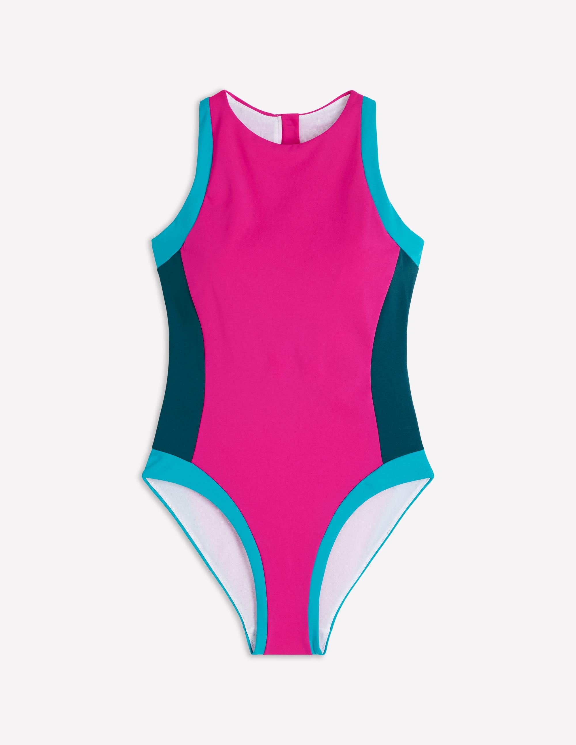 Sporty High Neck Swimsuit