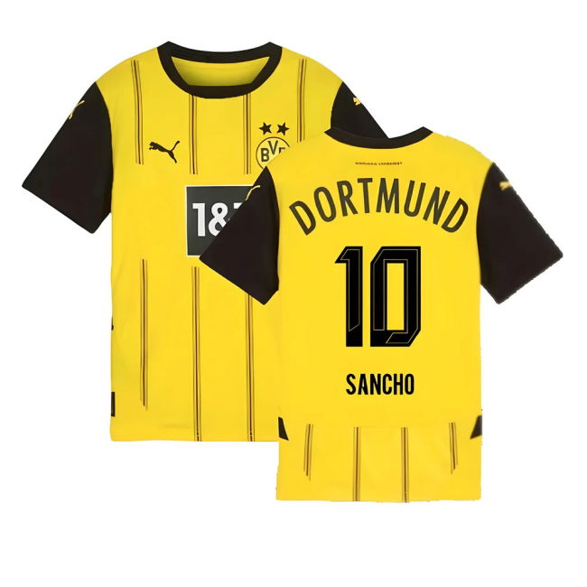 Professional 2024-2025 Borussia Dortmund Home With Vintage Design