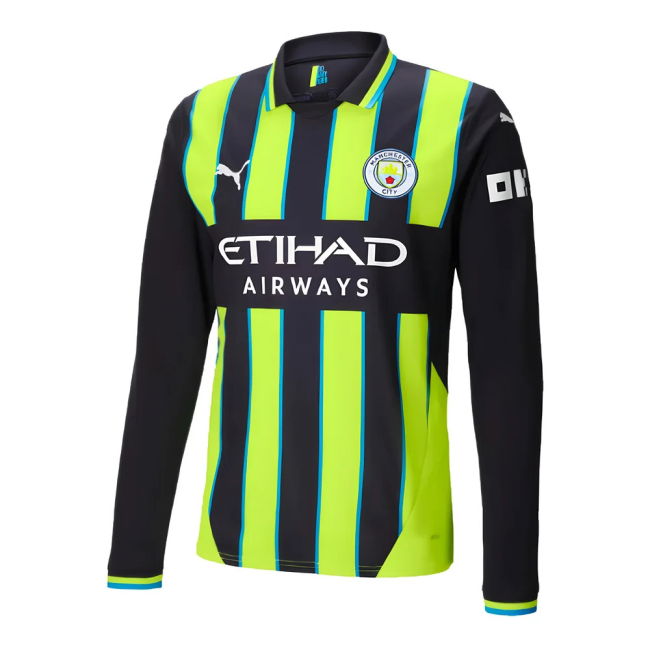 2024-20 Man City Soccer Jerseys exclusive Away Shirt - Adults