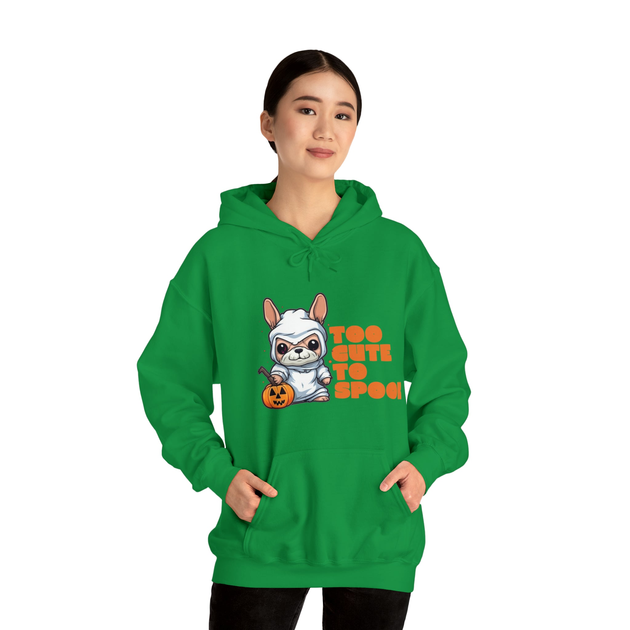 French Bulldog Too Cute To Spook Halloween Unisex Hoodie Durable Dog Item