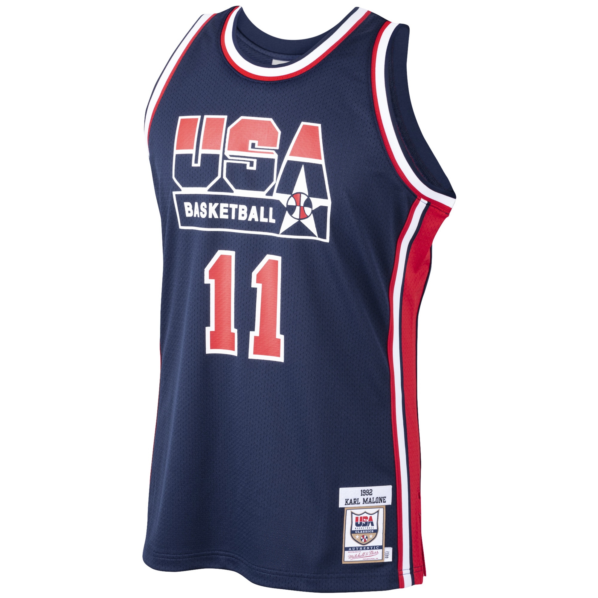 [ESK] Karl Malone USA Basketball 1992 Dream Team Authentic Jersey - Navy