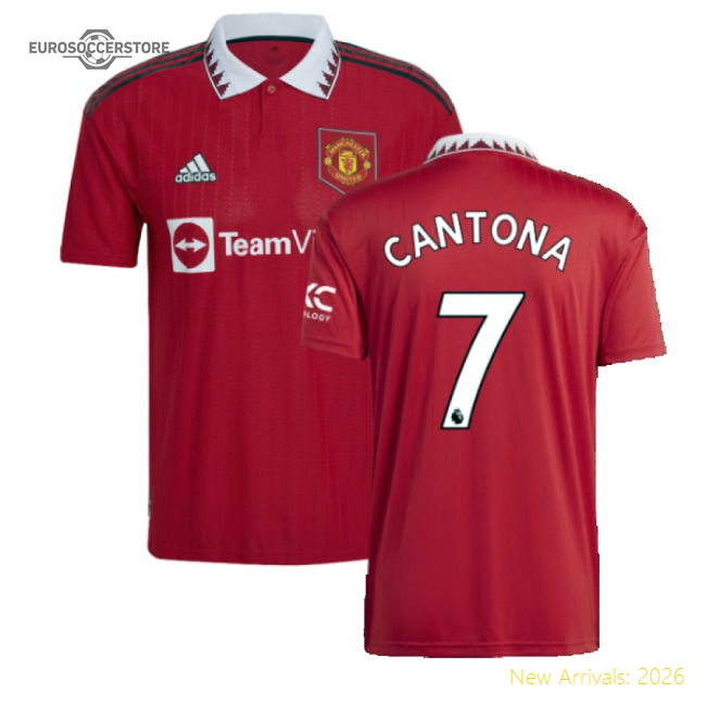 2022-2023 Man Utd Home Shirt (cantona 7) - Great Value - Collectors Item
