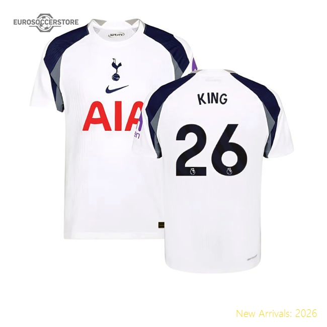 Premium 2025-2026 Tottenham Hotspur Authentic Home Shirt (king 26)