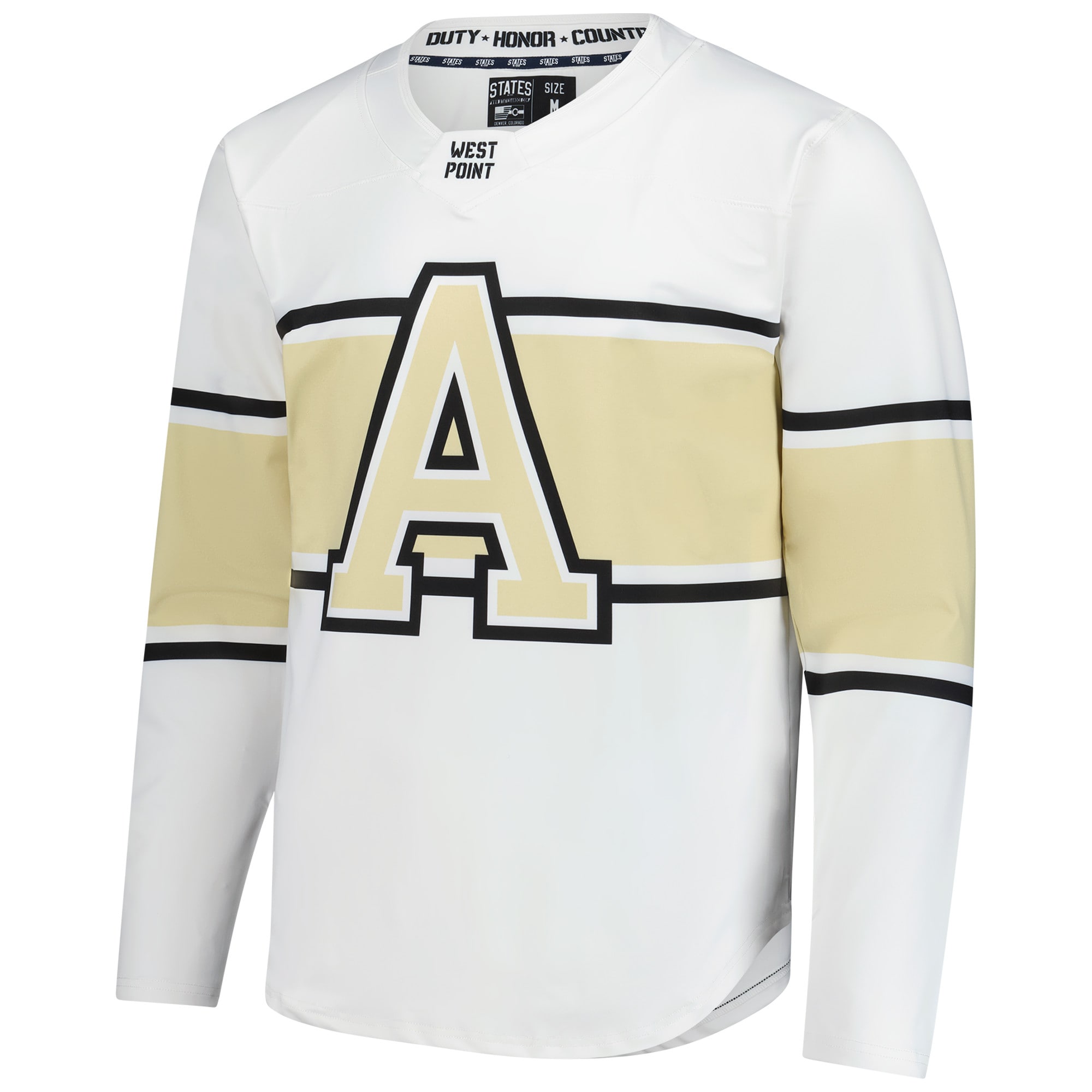 [DDG] Army Black Knights Replica Hockey Jersey - White