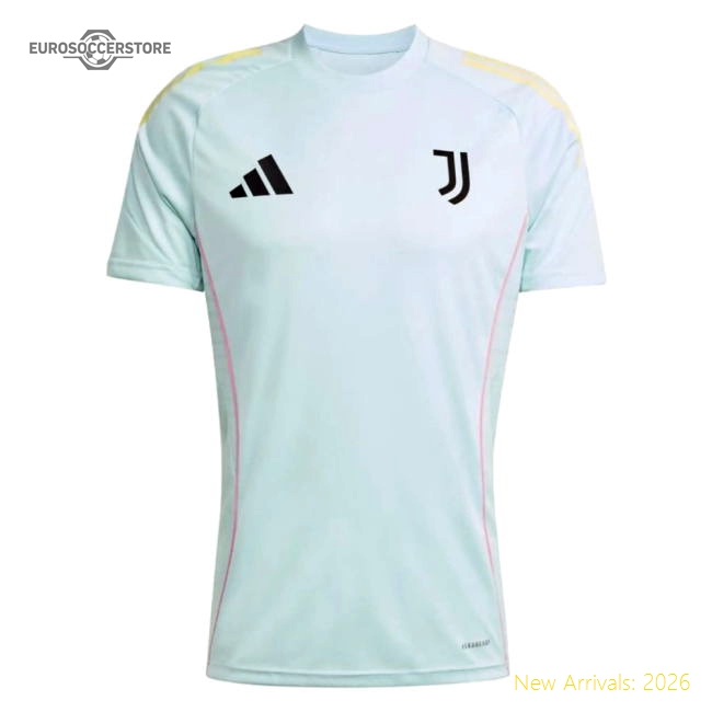 Genuine 2025-2026 Juventus Training Jersey (Semi Flash Aqua)