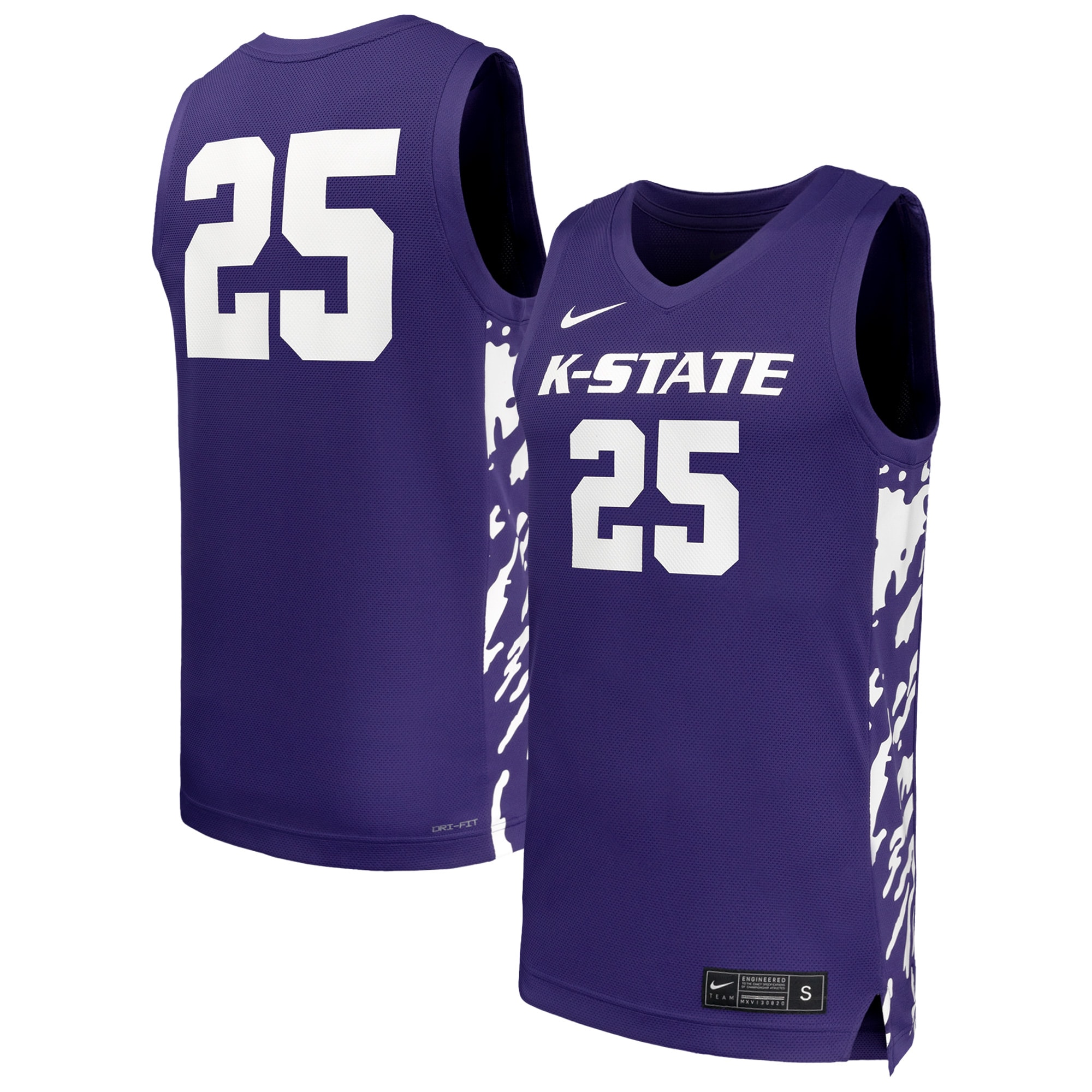 [NJP] Kansas State Wildcats Replica Basketball Jersey - Purple