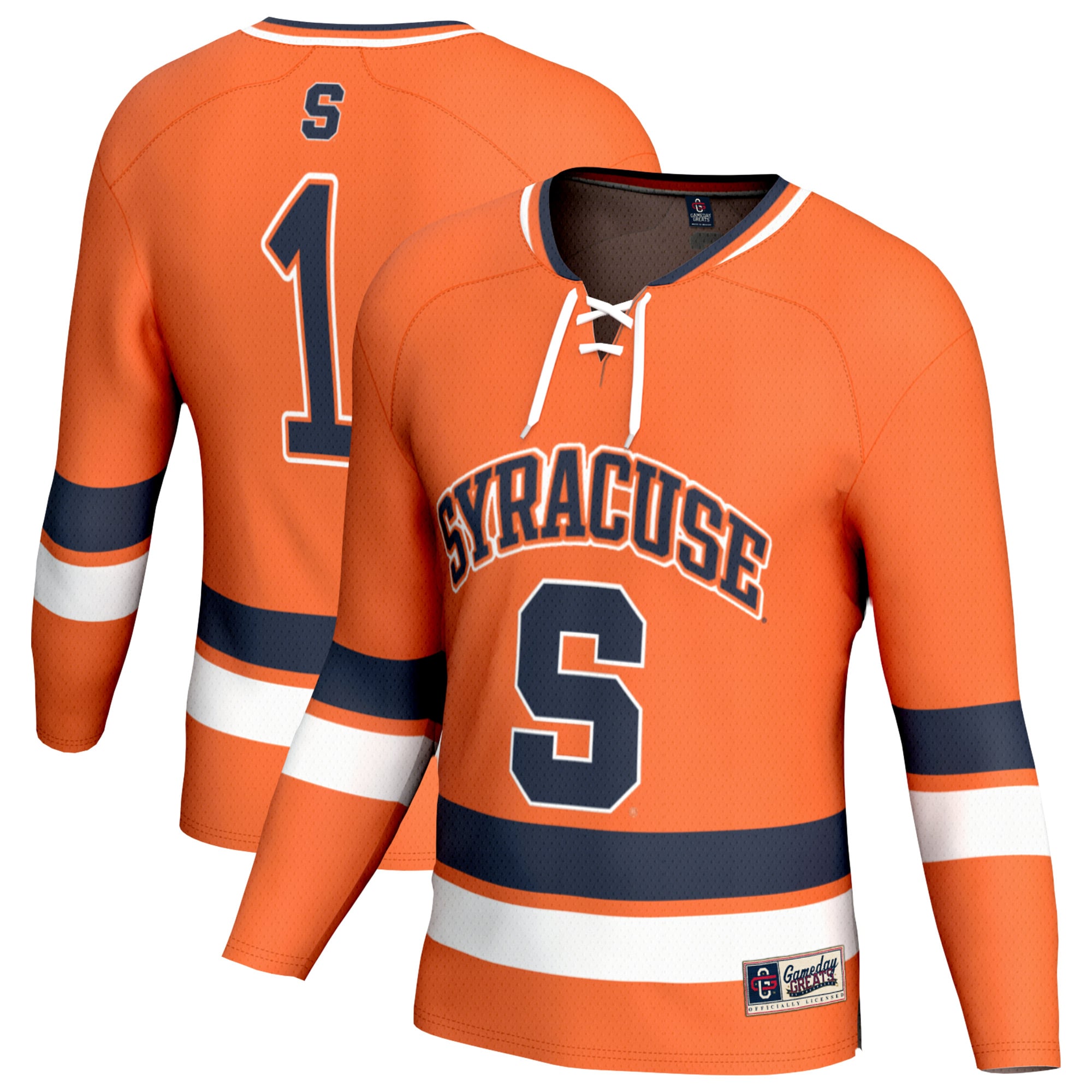 Syracuse Orange GameDay Greats Youth Lightweight Hockey Fashion Jersey - Orange