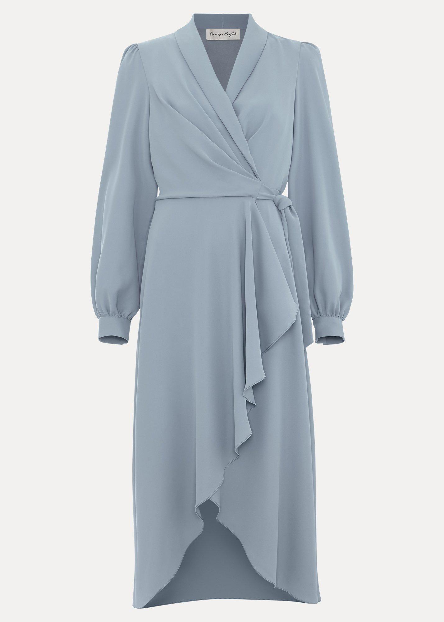 Petite Phillipa Wrap Midi Dress