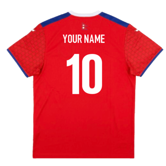 Nepal Home Kit 2024-2025 Supporter Edition Jersey Stadium Approved