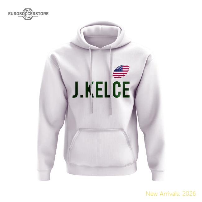 Jason Kelce Usmnt Name Hoody (white) - Great Value - Premium Collection