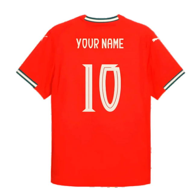 2025-2026 Portugal Home Shirt (Your Name) Official Euro