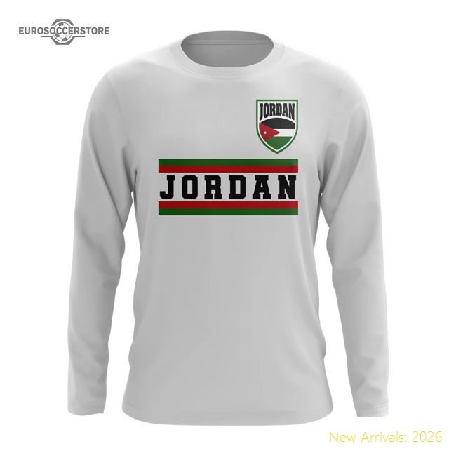 Jordan Core Football Country Long Sleeve T-Shirt (White)