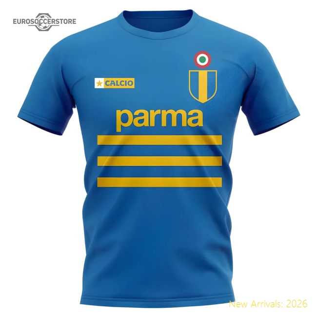 Premium Authentic Parma Vintage Football T-Shirt (Blue)