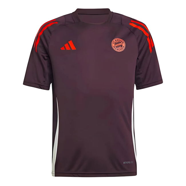 2024-2025 Bayern Munich Training Trendy Shirt - Kids (Shadow Maroon)