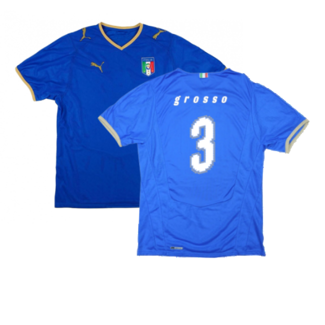 Italy Starting XI Elite Quality Home Pro Level Shirt (Grosso 3)