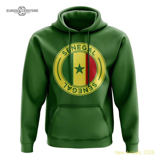 Luxury Senegal National Team Football Badge Hoodie (green)