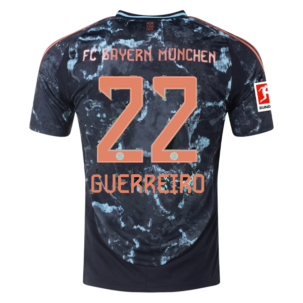 Bayern Munich Munich 2024-2025 Bun Away Jersey – Authentic Shirt