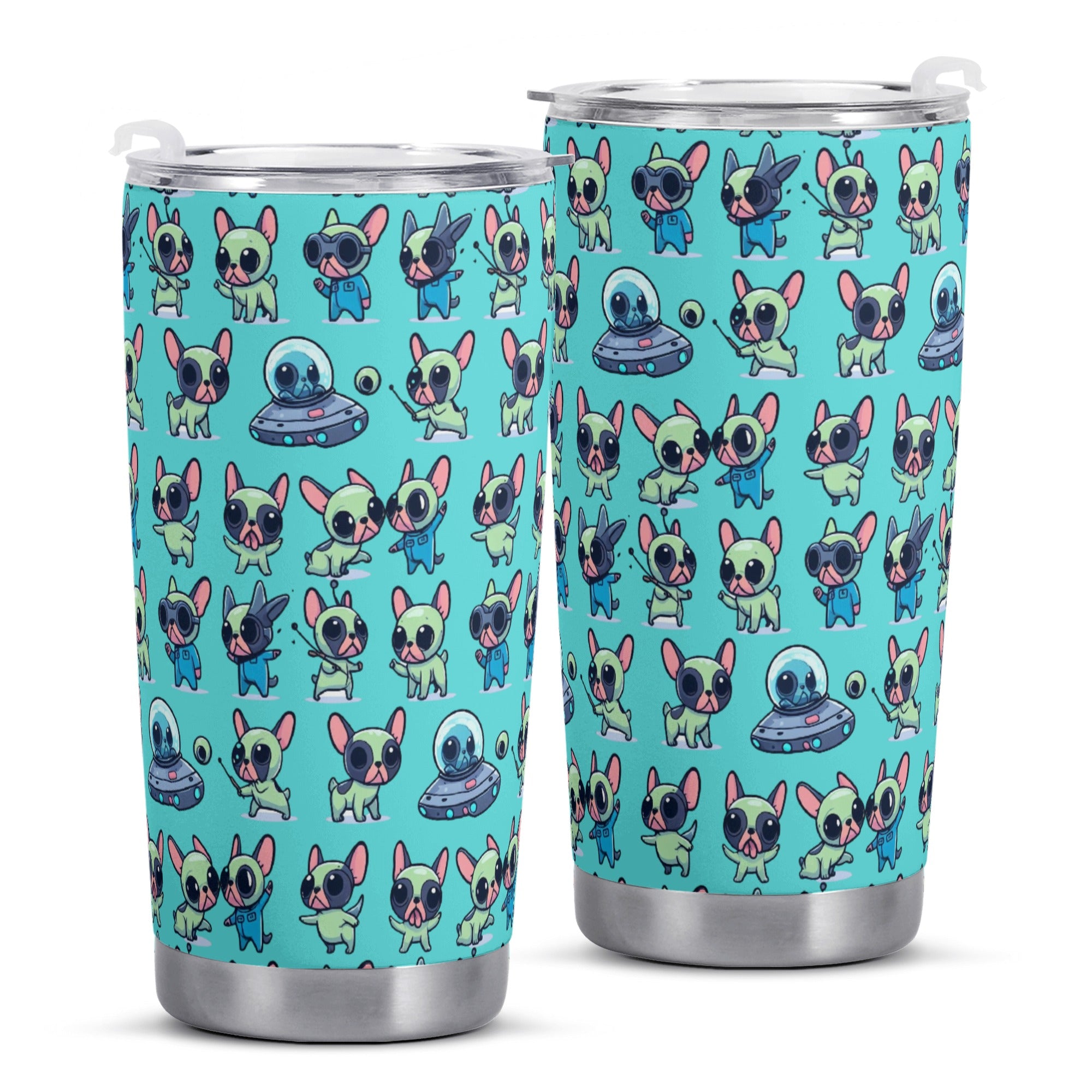 Frenchie-Fan Minimal-Aesthetic Riley - Tumbler for Home Use Durable