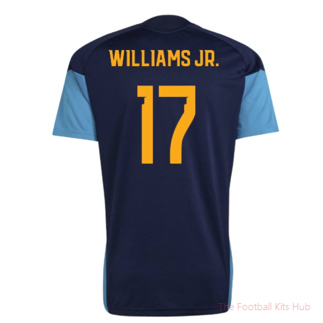 2026-2027 Spain Training Jersey (Night Indigo) (Williams Jr. 17)