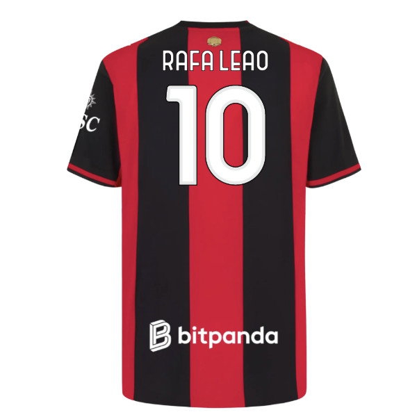 [DDJ] 2026-2027 AC Milan Authentic Home Shirt (Rafa Leao 10)