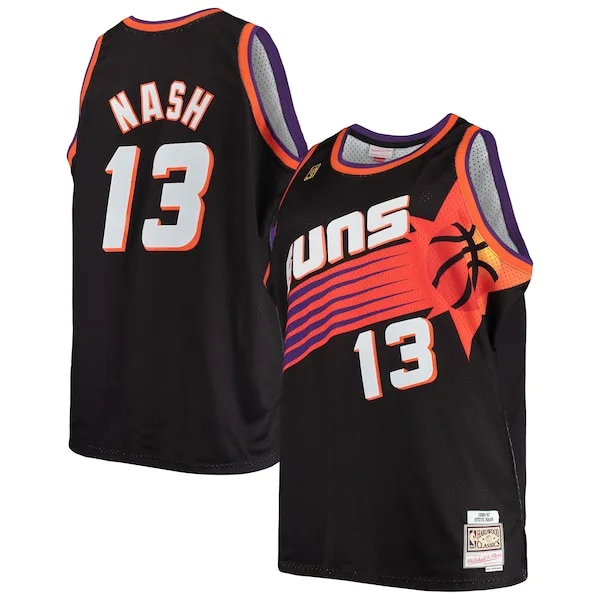 Durable Steve Nash PHX NBA Jersey - White - Budget-Friendly