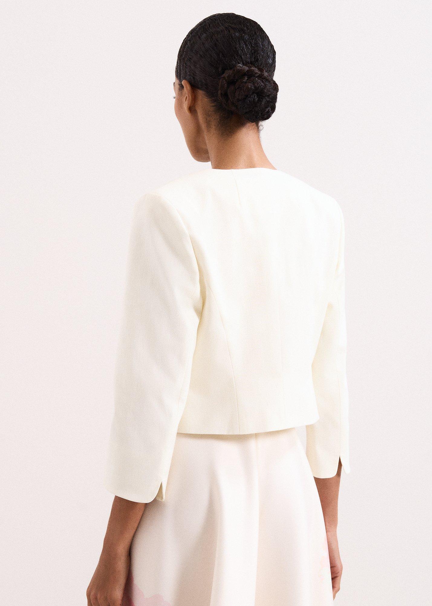 Petite Elizabeth Cream Jacket