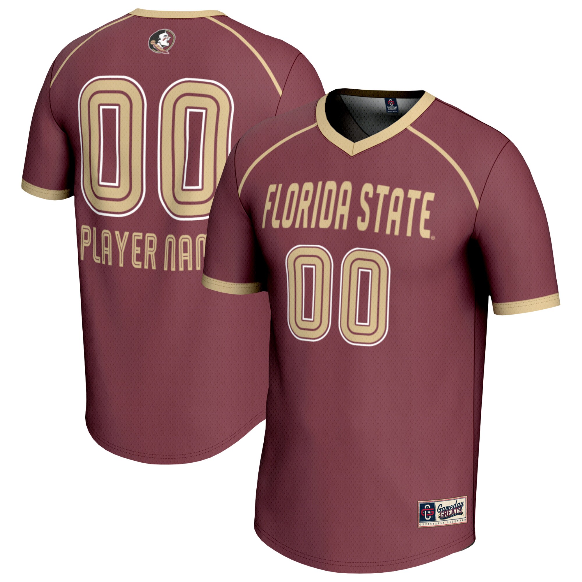 [NJP] Florida State Seminoles GameDay Greats Unisex NIL Pick-A-Player Women's Lacrosse Lightweight Jersey - Garnet