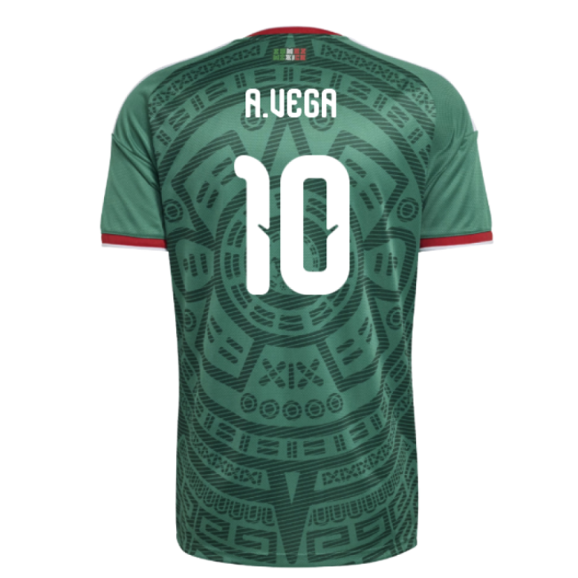 2026-2027 National Teams Mexico Home Jersey Jersey (A.Vega 10)