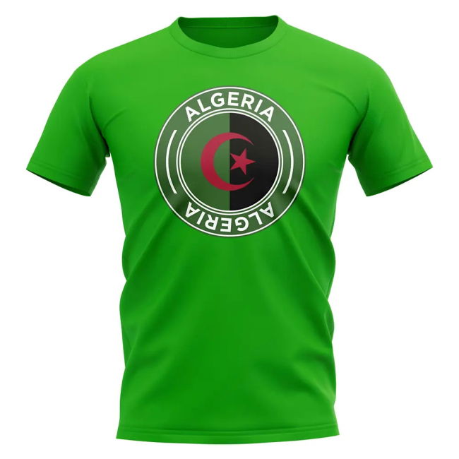 Climate-Control Elite Algeria Football Badge T-Shirt (Green)