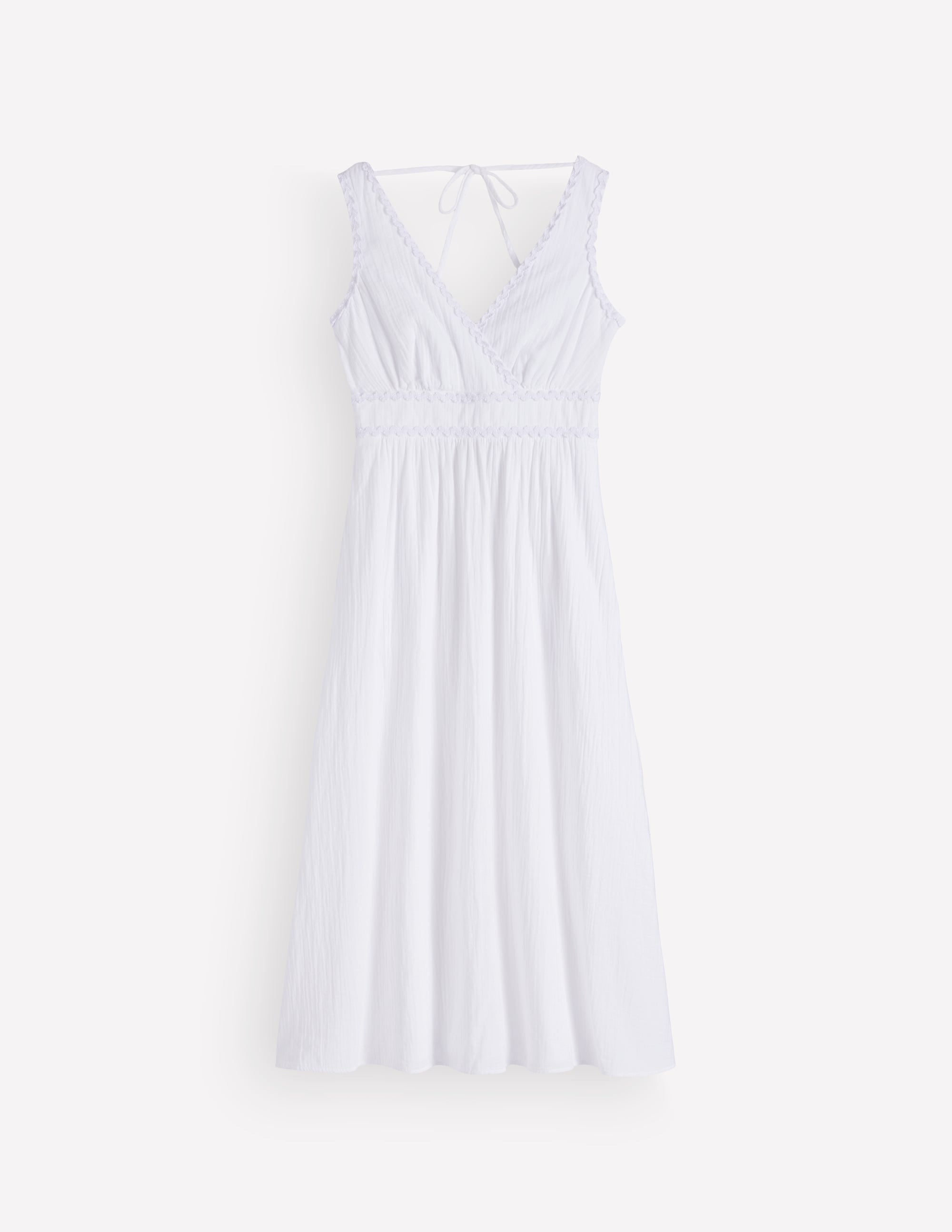 Lorna Trim Double Cloth Dress