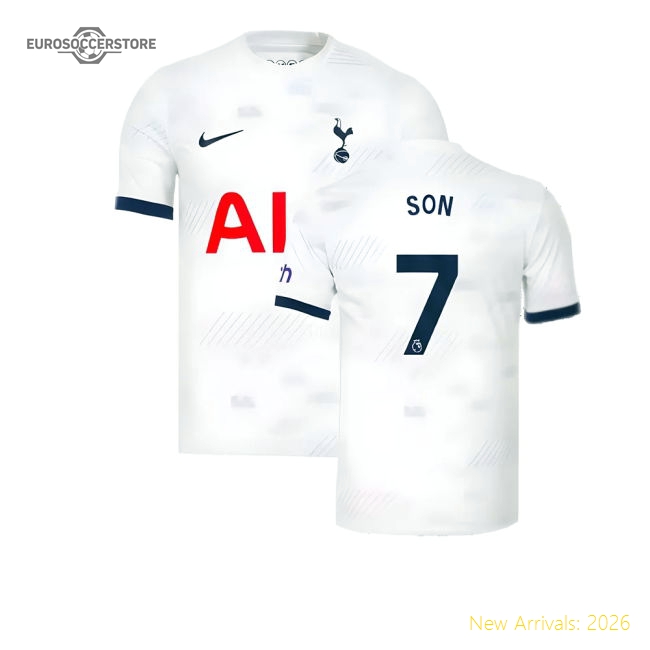 Official 2023-2024 Tottenham Hotspur Home Shirt (son 7) - Premium
